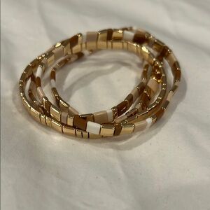 Intricate Gold Multi-Strand Bracelet